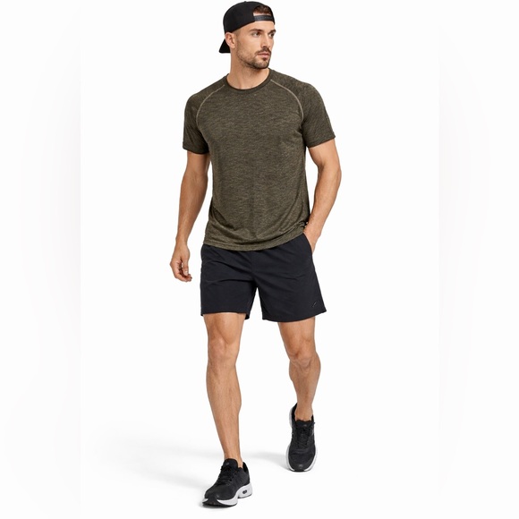 lululemon athletica Other - 5) Lululemon Metal Vent Tech Short Sleeve Brown/Green Top M / Slim L